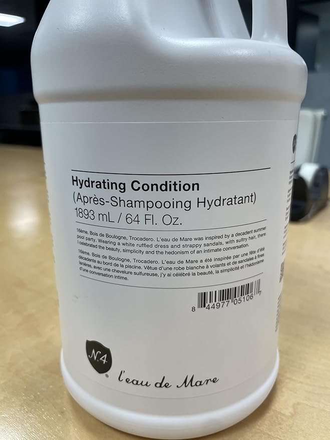 Number 4 Hydrating Hair Conditioner, Moisturizing Deep Conditioner for Dry, Damaged Hair, 64 oz