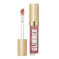 REVLON Super Lustrous Glimmer Gloss, Non-Sticky Lip Gloss, High-Shine Finish, Plant-Based Glitter, 005 Glazed Almond, 0.13 fl oz