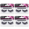 Ardell False Eyelashes Double Up 210 - Voluminous & Full Strip Lashes, Reusable Wispy Lashes, 4 Pack