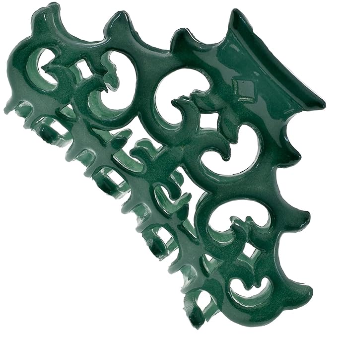 Camila Paris CP2907 French Hair Clip for Women, Green, Girls Hair Claw Clips Jaw Fashion Durable and Styling Hair Accessories for Women, Strong Hold No Slip Grip, Made in France