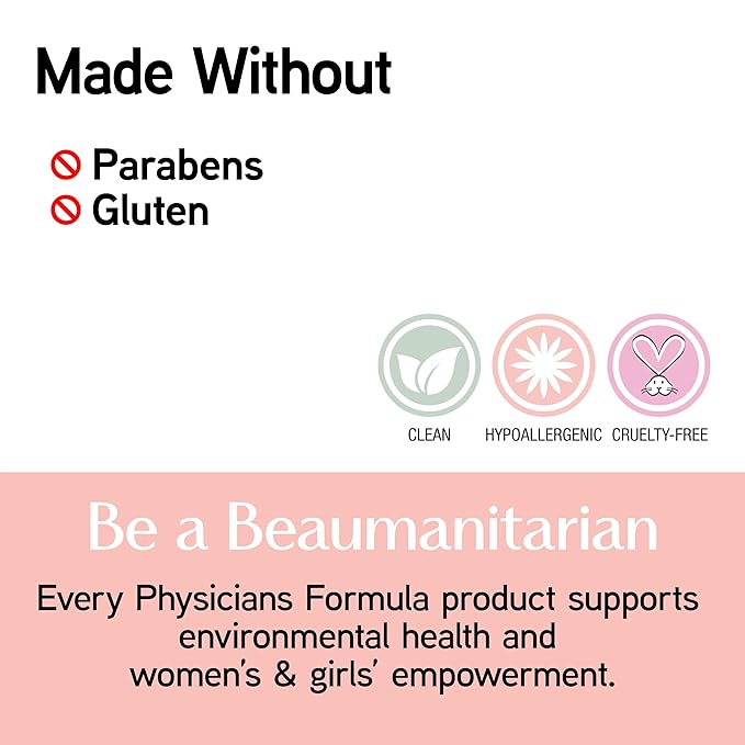 Physicians Formula Murumuru Butter Believe It! Pressed Face Powder, Buildable Coverage with Creamy Finish, Enriched with Amazonian Butters – Creamy Natural
