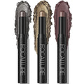 FOCALLURE 3PCS Cream Eyeshadow Stick Sets,Matte and Shimmer Eye Brightener, High Pigmented Crease-proof Pencil,Long Lasting Eye Shadow Highlighter Makeup,Buried Moonlight