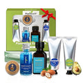 Pampering Gift for Women - Self Care Christmas Gifts Set, 5 Travel Size Essentials, Moroccan Argan Oil, Beef Tallow, Avocado Oil, Shea Butter, Bath Salt, Hair & Hand Repair, Foot Cream