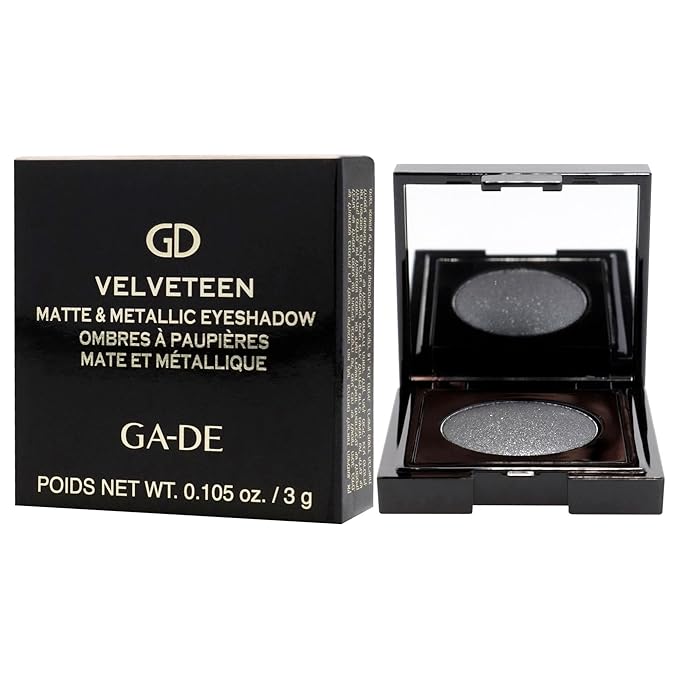 GA-DE Velveteen Metallic Eyeshadow Mono, 198 - Pearl Infused, Shimmer Eye Makeup - Silky-Soft, Densely Pigmented, Seamless Blend - 0.105 oz