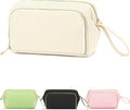 Travel Makeup Bag, Wide-open Cosmetic Bag Make Up Organizer Case with Brushes Pocket for Women, Large Family Toiletry Bag Skincare Pouch for Toiletries Accessories