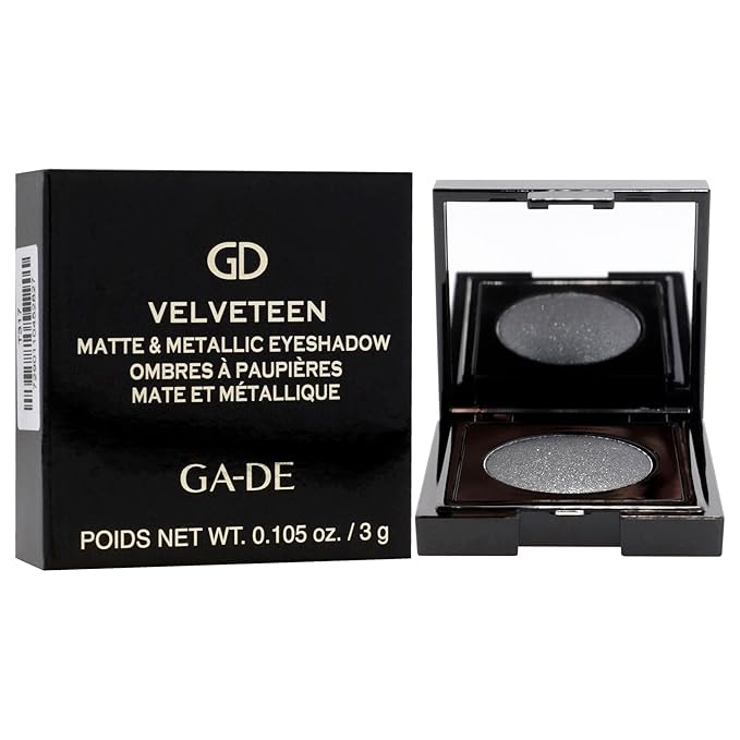 GA-DE Velveteen Metallic Eyeshadow Mono, 198 - Pearl Infused, Shimmer Eye Makeup - Silky-Soft, Densely Pigmented, Seamless Blend - 0.105 oz