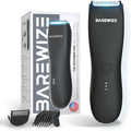 Body Hair & Pubic Hair Trimmer for Men | Waterproof, USB-C Rechargeable, LED Light, Replaceable Ceramic Blade, Electric Ball Shavers, Manscape Kit, Mens Personal Groomer (Black)