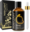 MAYJAM 100ML/3.38FL.OZ Mango Fragrance Oils with Glass Dropper, Essential Oils for Diffusers for Home, Long Lasting Scented Oils for Diffusers Soap Candle Making