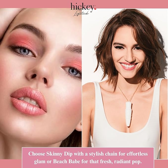 Hickey Lipstick,White limited edition: Moisturising, Long-Lasting Lip color
