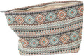 Stylish Jacquard Makeup Bag - Large Capacity Cosmetic Pouch & Travel Toiletry Organizer with Zipper, Perfect for Daily Use & Gifts