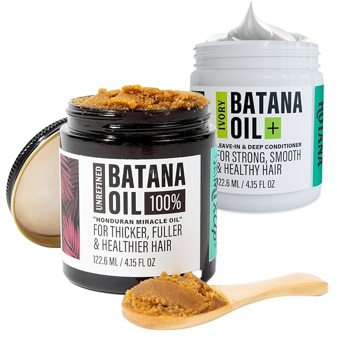Batana Oil for Hair Growth, Unrefined + Ivory | Authentic & Natural Formula for Fuller, Thicker, Healthier Hair