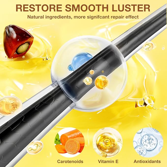 Raw Batana Oil for Hair Growth, Pure Unrefined and Organic Dr. Sebi Hair Growth Oil from Honduras, Batana Hair Growth Oil for Repairs Damaged Hair & Prevent Hair Loss (1pcs)