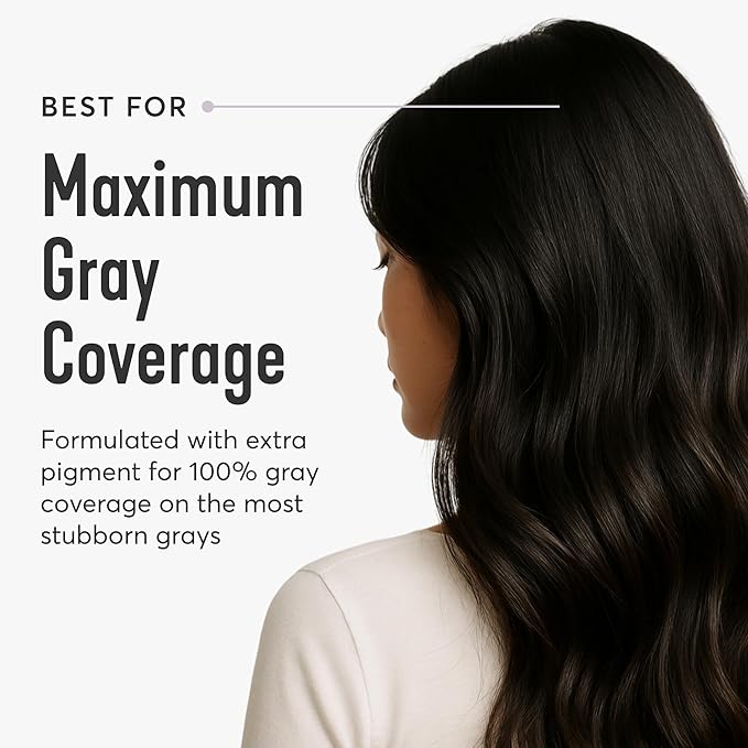 Madison Reed Radiant Hair Color Kit | 2.5NNN Soft Black (Parma Black) 100% Maximum Gray Hair Coverage | Salon-Quality Permanent Hair Dye for Resistant Grays | PPD-Free & Ammonia-Free |2 Pack