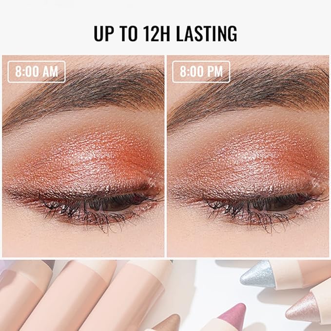 Oulac Brown Eyeshadow Pencil – Twist-Up Creamy Crayon, Waterproof Long Lasting Eye Makeup, Vegan & Cruelty-Free Eye Makeup, 1.25g, 15 Velvet Teddy