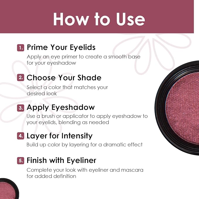 Vera Moore Eyeshadow, Highly Pigmented Eyeshades and Textures, Provide Bold and Lasting Looks, Suitable for Any Event, Easily Blendable Eye Makeup in Multiple Shades. (Wildberry)