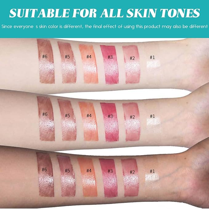 3PCS Hydrating Lip Tint Lipstick Set,Long-Lasting Matte Finish Moisturizing Tinted Balm,Natural Ingredients Strong Moisturizing Lipstick,Waterproof Lip Gloss Non-Stick Cup Lip Tint Stain(SET B)