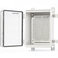QILIPSU Outdoor WiFi Enclosure, 8.6"x6.7"x4.3" Waterproof Electrical Junction by QILIPSU