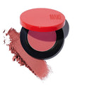 MAKE Beauty Skin Mimetic Microsuede Blush - Matte Powder Blush for Cheeks with Long Lasting Color - Non Comedogenic, Travel Size Makeup Single Palette. Shade - New Moon (Pink)