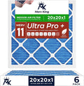 MervKing 20x20x1 Air Filter Actual Size: 19.7" x 19.7" x 0.75" MERV 11 MPR by MervKing
