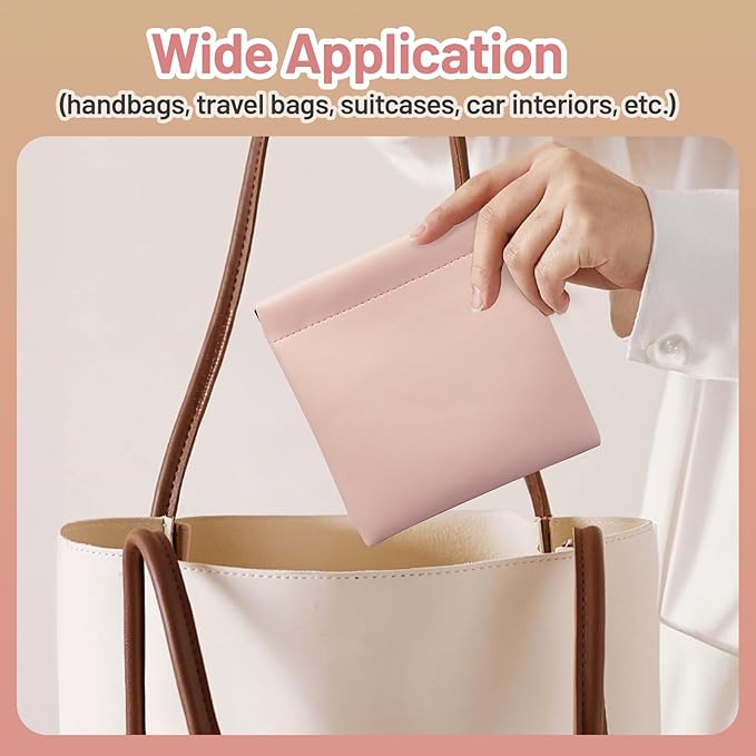 4.72″x4.72″ Small Pouches for Purse, 4PCS Cute Snap Closure Storages, Mini Organizer for Inside Large Makeup Bag, Organize Cosmetic, Lipstick, Jewelry, Card, Coins in Women's Handbag/Travel