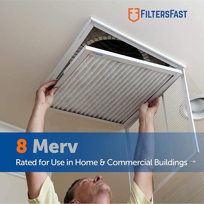Filters Fast 18x18x1 Air Filter MERV 8, Made in the USA, Actual Size: - Image 2