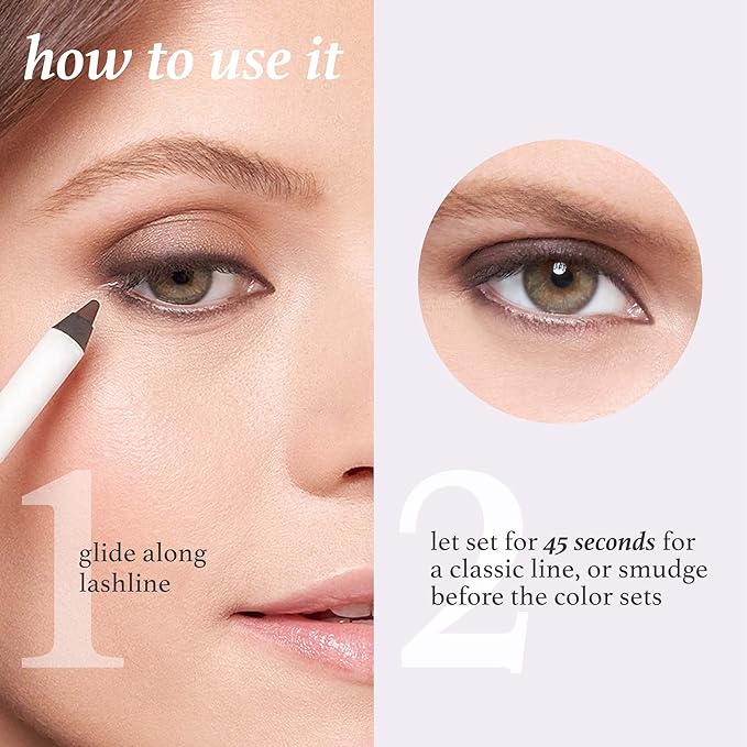 Julep When Pencil Met Gel Sharpenable Multi-Use Longwear Eyeliner Pencil - Green Tea Shimmer - Transfer-Proof - High Performance Liner