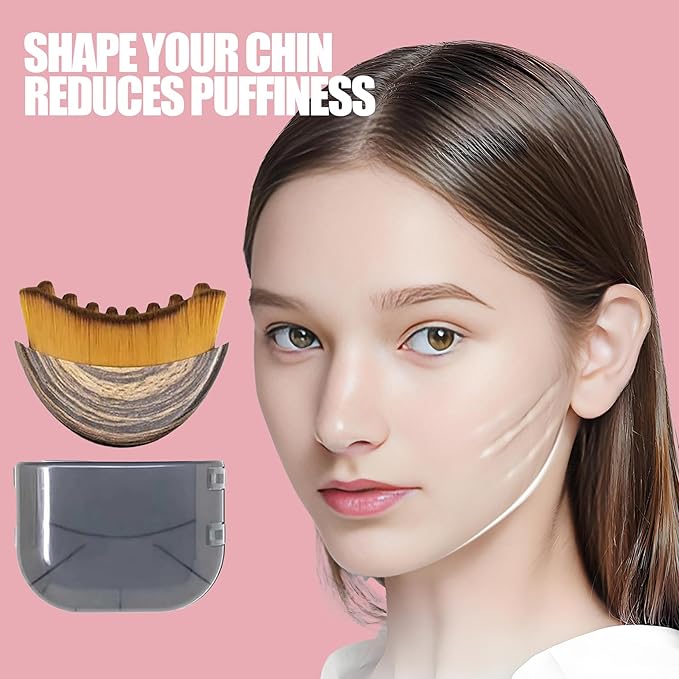 Lymphatic Drainage Massager Lymphatic Contour Face Brush Double Chin Reducer Lymphatic Drainage Brush