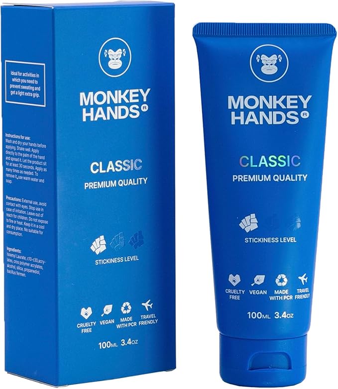 MONKEY HANDS MonkeyHands Gel Grip Pole Dance, Calisthenics, Rings, Parkour, Gymnastics, Padel, Tennis and More - High Performance - Skin Friendly, Vegan