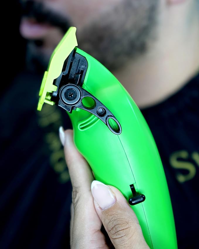 Supreme Trimmer Vader Clipper with DLC Taper Blade STC5098 | 210 Min Run Time 7500 RPM Hair Trimmer | Professional Brushless Motor Barber Clipper | Acid