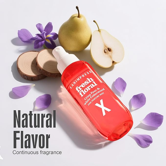 Perfume - No.10，Body Spray For Women（Eau De Perfum） Hair & Body Fragrance Mist（Juicy Pear +Pink Violet +White Cedarwood） Perfumes For Women（3 fl oz）