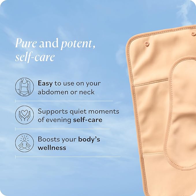 Sky Organics 16oz Castor Oil w/Wraps | Reusable Organic Castor Oil Pack to Boost Body's Wellness, Encourage Rest & Relaxation | Adjustable Elastic Straps Cotton Durable Easy to Use