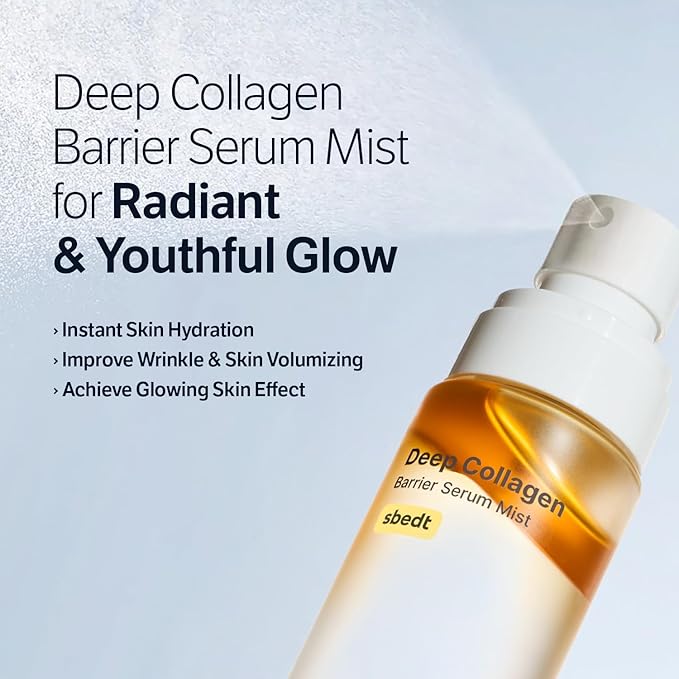 SUNGBOON EDITOR Deep Collagen Ultimate Collagen Glow Set | Filler Serum, Glowy Mist, Retinol Capsule Cream, Pads & Overnight Mask | Anti-Wrinkle, Hydration & Skin Elasticity Set