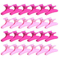 24 Pcs Pink and Hot Pink Butterfly Hair Clips for Styling and Sectioning - Pro Claws Clamps for Cutting, Coloring - Hair Accessories for Women Girls