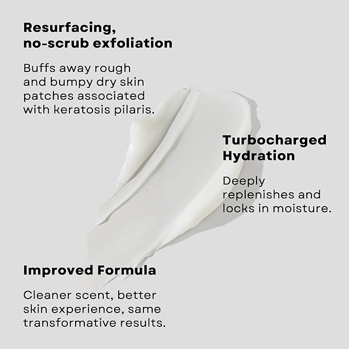 AmLactin KP Bumps Be Gone - Therapeutic Body Cream for Keratosis Pilaris - No-Scrub Exfoliator and Moisturizer with 15% Lactic Acid AHA, 3 oz, Pack of 2 (Packaging May Vary)