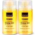 Heat Protectant for Hair - Hair Oil for Frizzy Hair, Damaged, Curly Hair | Hair Growth, Instant Shine, Strong Care Serum for Split Ends Curls - Travel Size, Anti Frizz Control [2 Pack]
