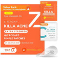 ZitSticka Extra Strength Killa Acne Patches for Face - World's Most Potent Pimple Patch with Fast-Acting Microdarts - Starts Working within 2 Hours for Deep, Early-Stage Zits & Blemish - 20 Count