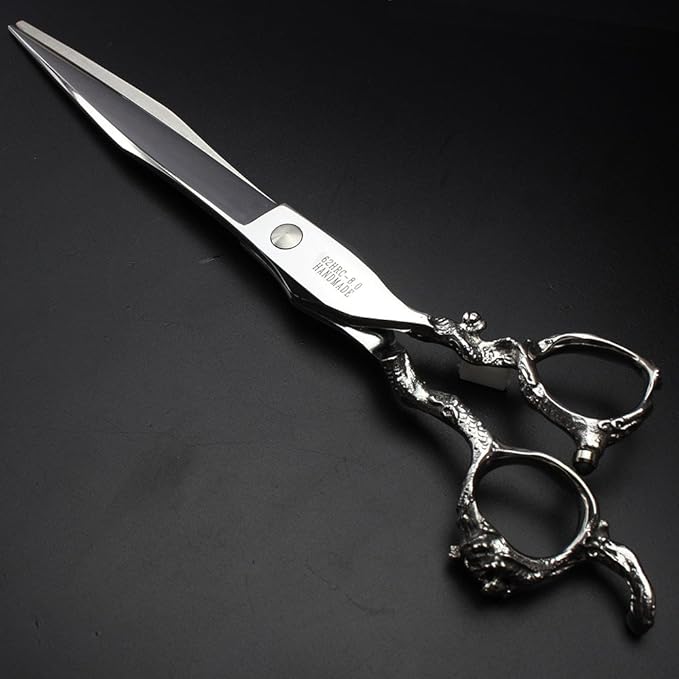 6/7/8/9-inch professional hair clipper set, stainless steel sharp hair clippers, hairdresser specific scissor(8-inch flat shear)