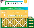 Filterbuy 12x12x2 Air Filter MERV 11 Superior Pet & Allergy Defense, by Filterbuy