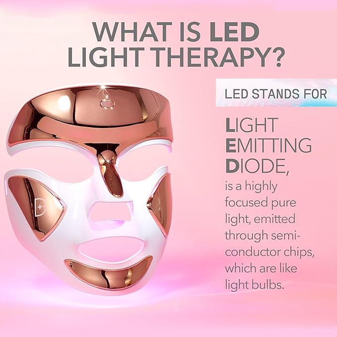 Dr. Dennis Gross Boost Collagen, Brighten & Firm Kit – Pink dpl Faceware Pro LED Device + Cleansing Oil + Dewy Deep Cream + 5 Universal Daily Peels | $592 Value Limited Edition Gift Set