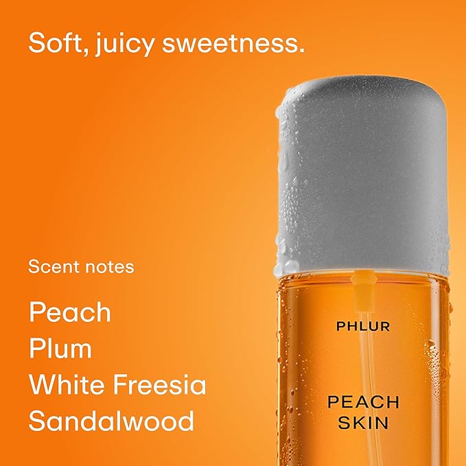 PHLUR Paradise Skin Set - Travel Size Body Mist Gift Set - Peach Skin, Vanilla Skin, & Beach Skin - Travel Size Hair and Body Fragrance Mist Trio (3 x 3 fl oz)