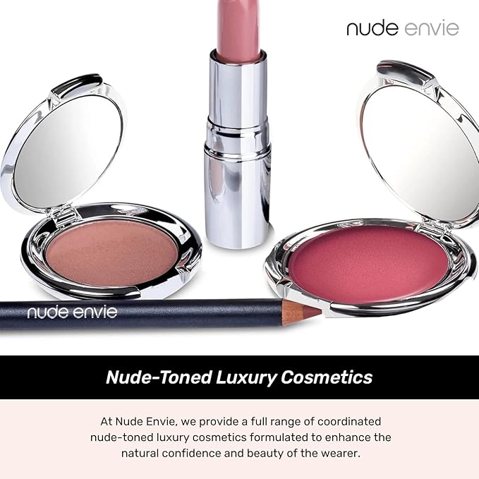 nude envie - Lip Liner - Smooth, Precise & Easy Application - Pigmented, Long-Lasting Lip Pencil - Add Definition - Prevents Feathering - Sharpenable - Vegan, Paraben-Free & Cruelty-Free - Elegant
