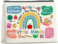 Teacher Appreciation Gifts Makeup Bag, Thank You Gifts for Teacher Cosmetic Bag Zipper Makeup Pouch