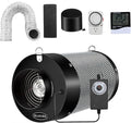 MELONFARM Air Filtration Kit 4", Built-in 14cm Fan Low Nois Carbon Filter by MELONFARM