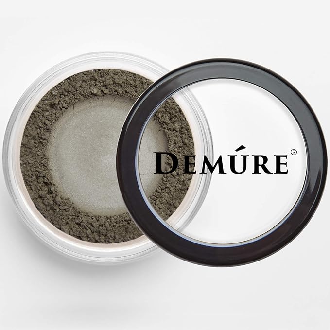 Demure Mineral Make Up (Charcoal) Eye Shadow, Matte Eyeshadow, Loose Powder, Eye Makeup, Professional Makeup