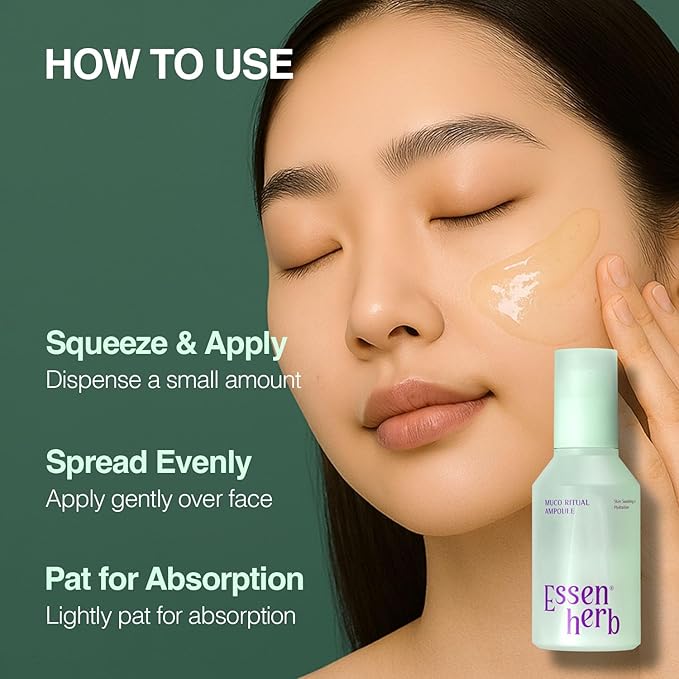 Aloe Serum (Muco Ritual Ampoule) – Korean Vegan Facial Essence with 95% Aloe Polysaccharides – Lightweight Hydration for Dry & Visibly Stressed Skin – 4.05 fl oz (120ml)