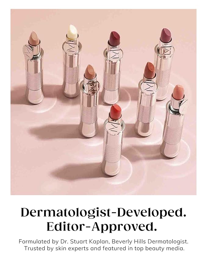 KAPLANMD Perfect Pout SPF Lipstick – Anti-Aging Lipstick with SPF 30, Hyaluronic Acid & Maxi-Lip Peptide – Moisturizing Color for Dry Lips – Non-Sticky Cruelty-Free Formula – ROXBURY