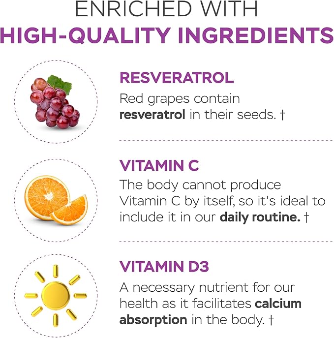 VITASEI Hydrolyzed Collagen Peptides Powder with Resveratrol & Vitamin C – Hair, Skin & Joint Support – Colágeno Hidrolizado for Women & Men – Refreshing Coconut Lemonade Flavor, 16 oz (30 Servings)