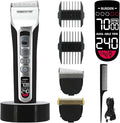 The Fadify 2.0 Cordless Hair Clippers for Men, 7000RPM Professional Barber Clippers Detachable Inclined Blade, Mens Hair Clippers Fading Culture Hair Trimmer Cutting Kit Rechargeable LCD Men Boy Gift