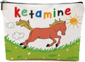 Nurse Practitioner Gifts Makeup Bag, Nurse Accessories Funny Horse Cosmetic Bag, Travel Organizer Zipper Pouch Thank You Gifts for Women Coworker Physician Assistant Nurses Week