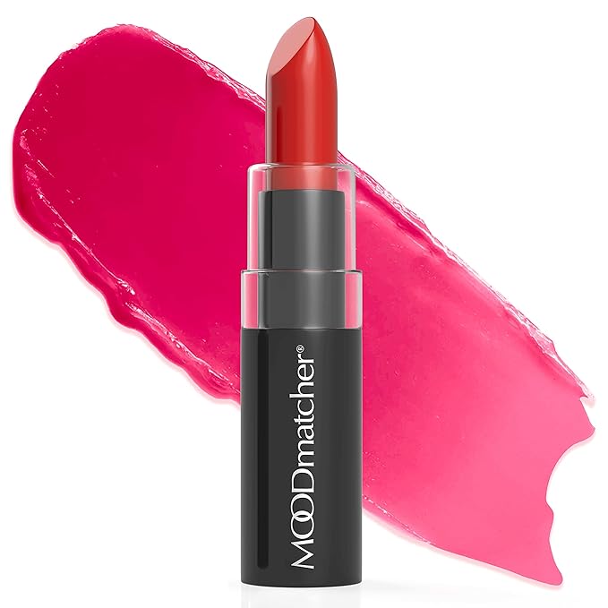 MOODmatcher LIVAURA Original Color Changing Lipstick – 12 Hours Long-Lasting, Moisturizing, Smudge-Proof, Glamorous Personalized Color, Premium Quality – Made in USA (Red)